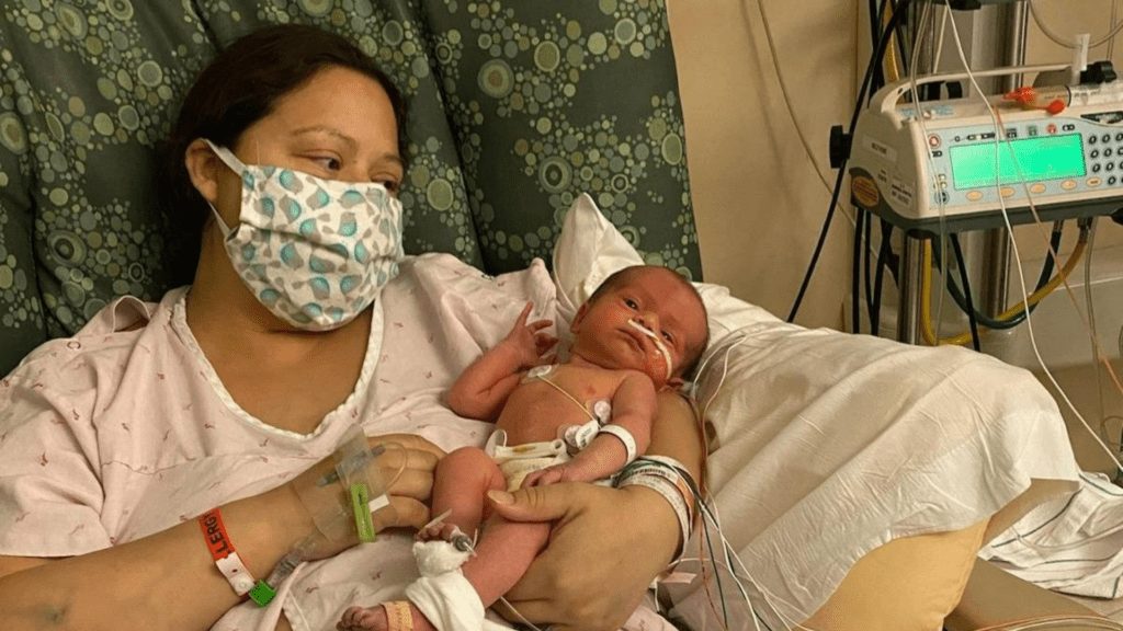 Jennifer and her poly baby