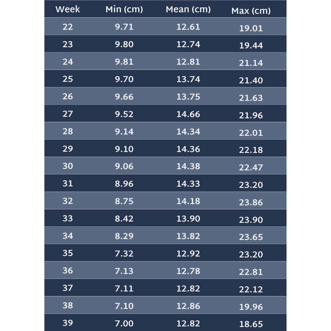 27 Weeks Diet Chart